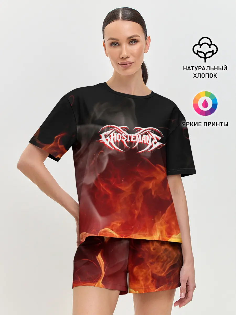 Женская пижама с шортами / GHOSTEMANE