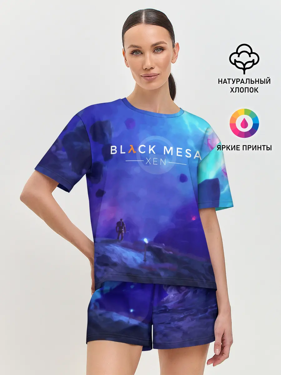 Женская пижама с шортами / HALF-LIFE - Black Mesa: XEN