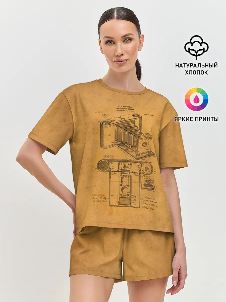 Женская пижама с шортами / Photographic Camera Patent