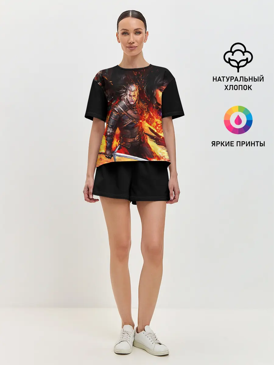 Женская пижама с шортами / THE WITCHER 3:WILD HUNT