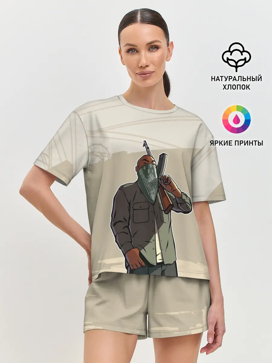 Женская пижама с шортами / GTA San Andreas - GSF #1