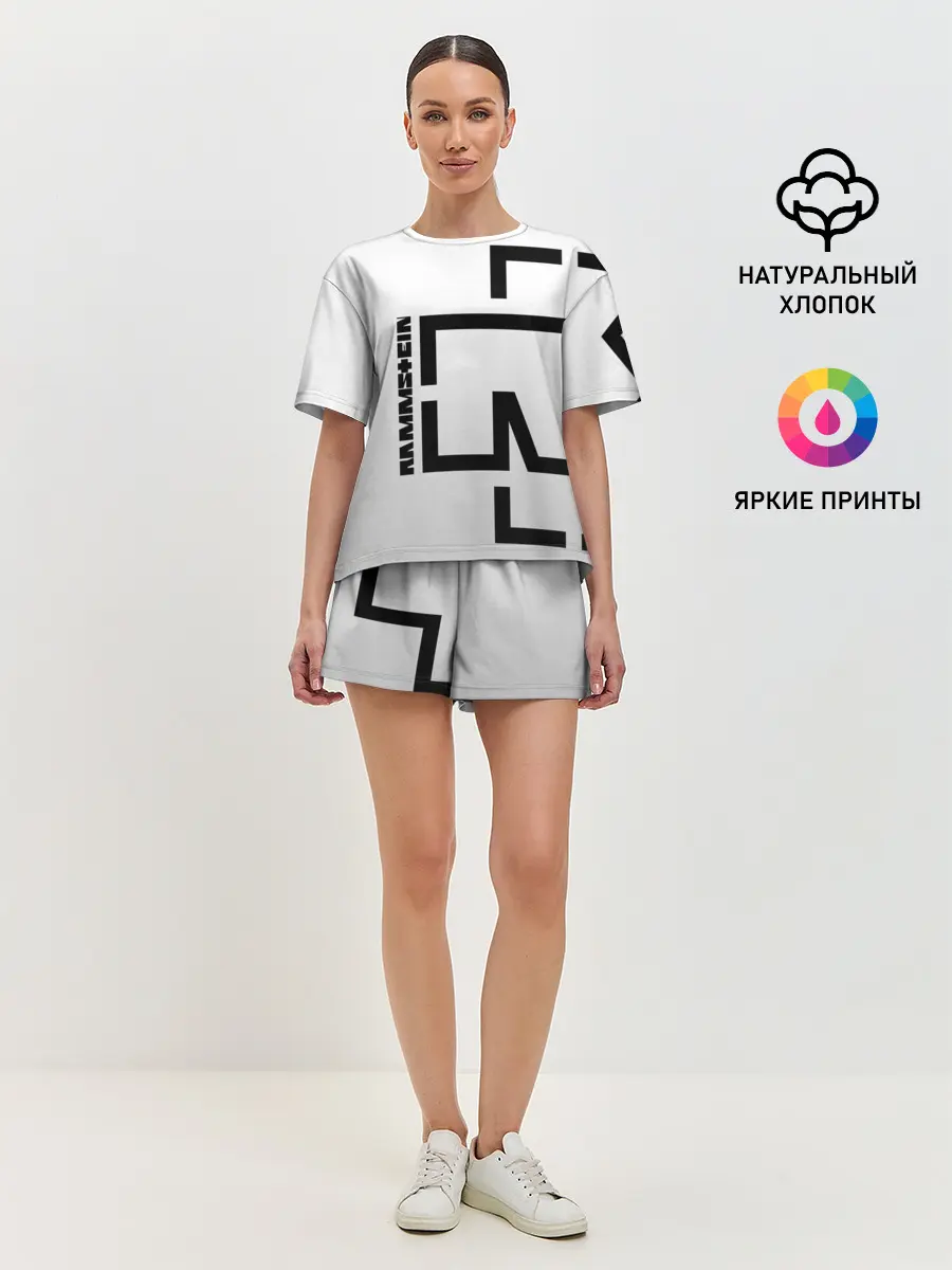 Женская пижама с шортами / RAMMSTEIN | РАМШТАЙН