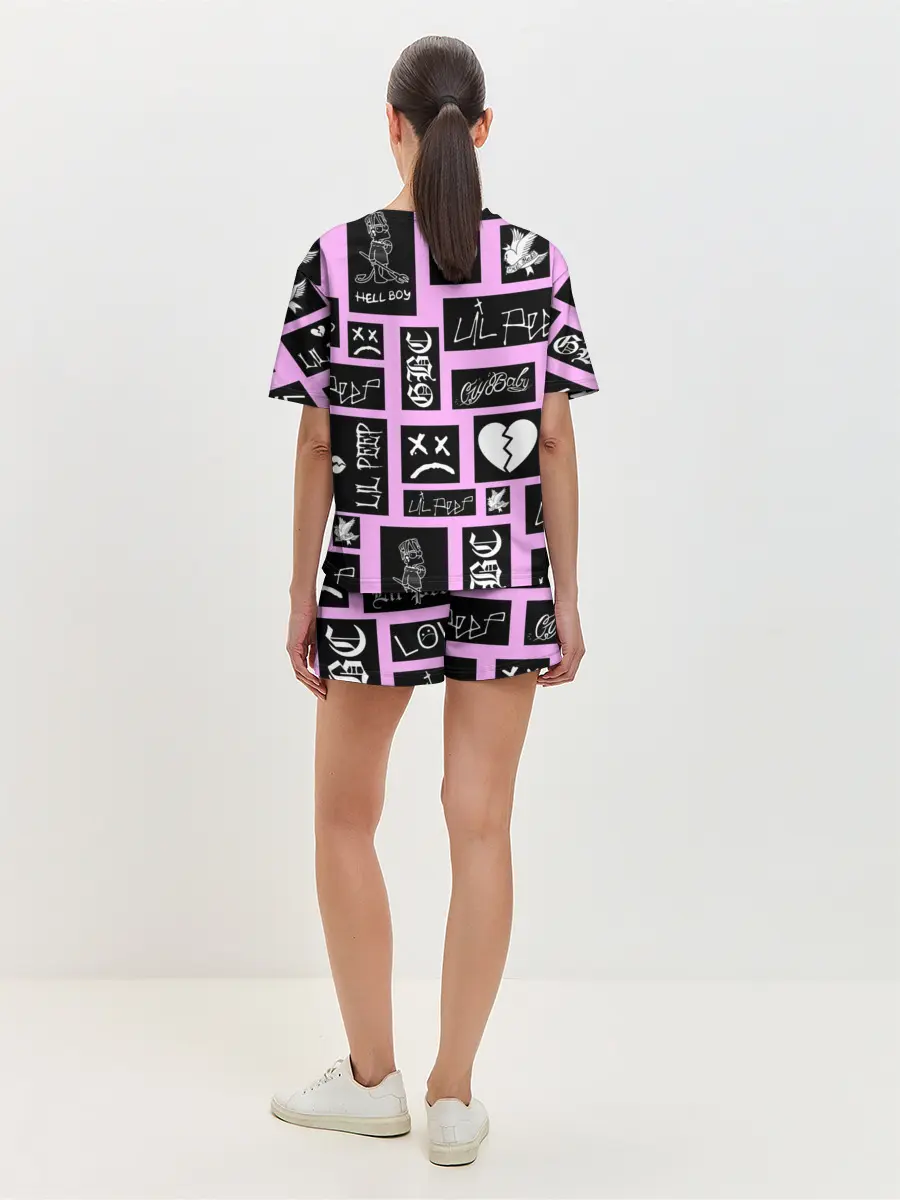 Женская пижама с шортами / LIL PEEP