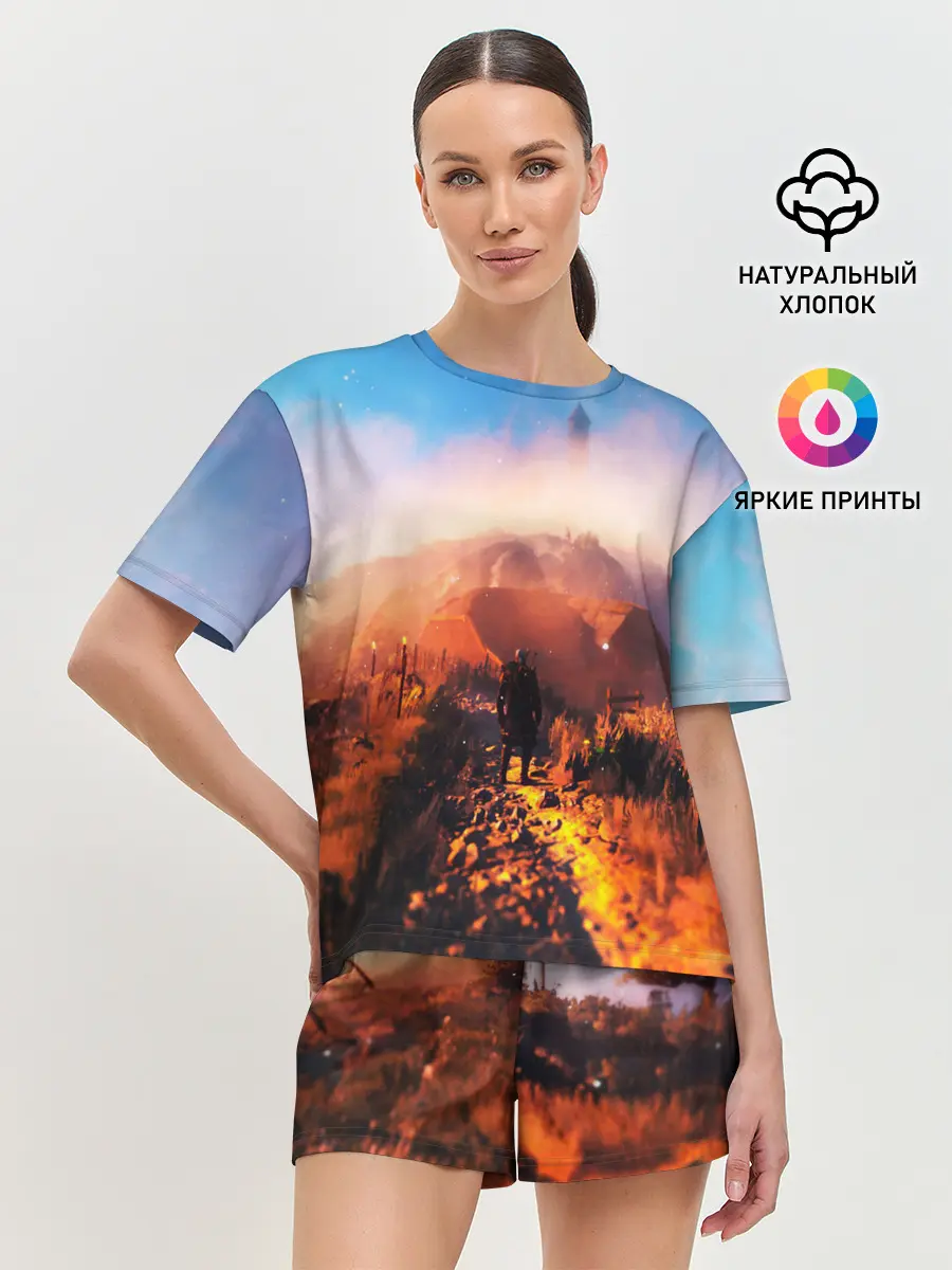 Женская пижама с шортами / ВЕДЬМАК