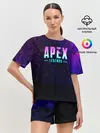 Женская пижама с шортами / Apex Legends. Neon logo