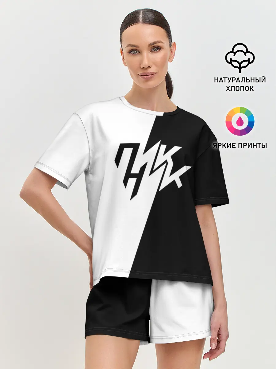 Женская пижама с шортами / Пикник