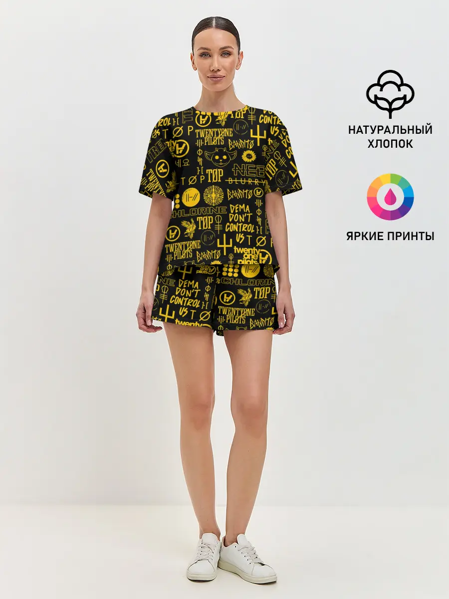 Женская пижама с шортами / TWENTY ONE PILOTS