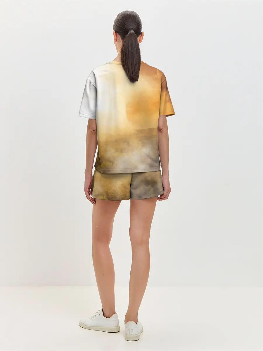 Женская пижама с шортами / Лисичка в тумане