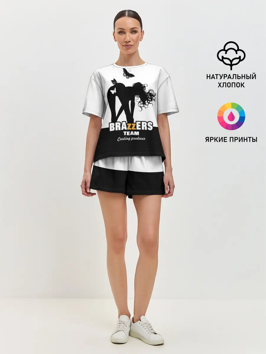 Женская пижама с шортами / Brazzers team Casting-producer