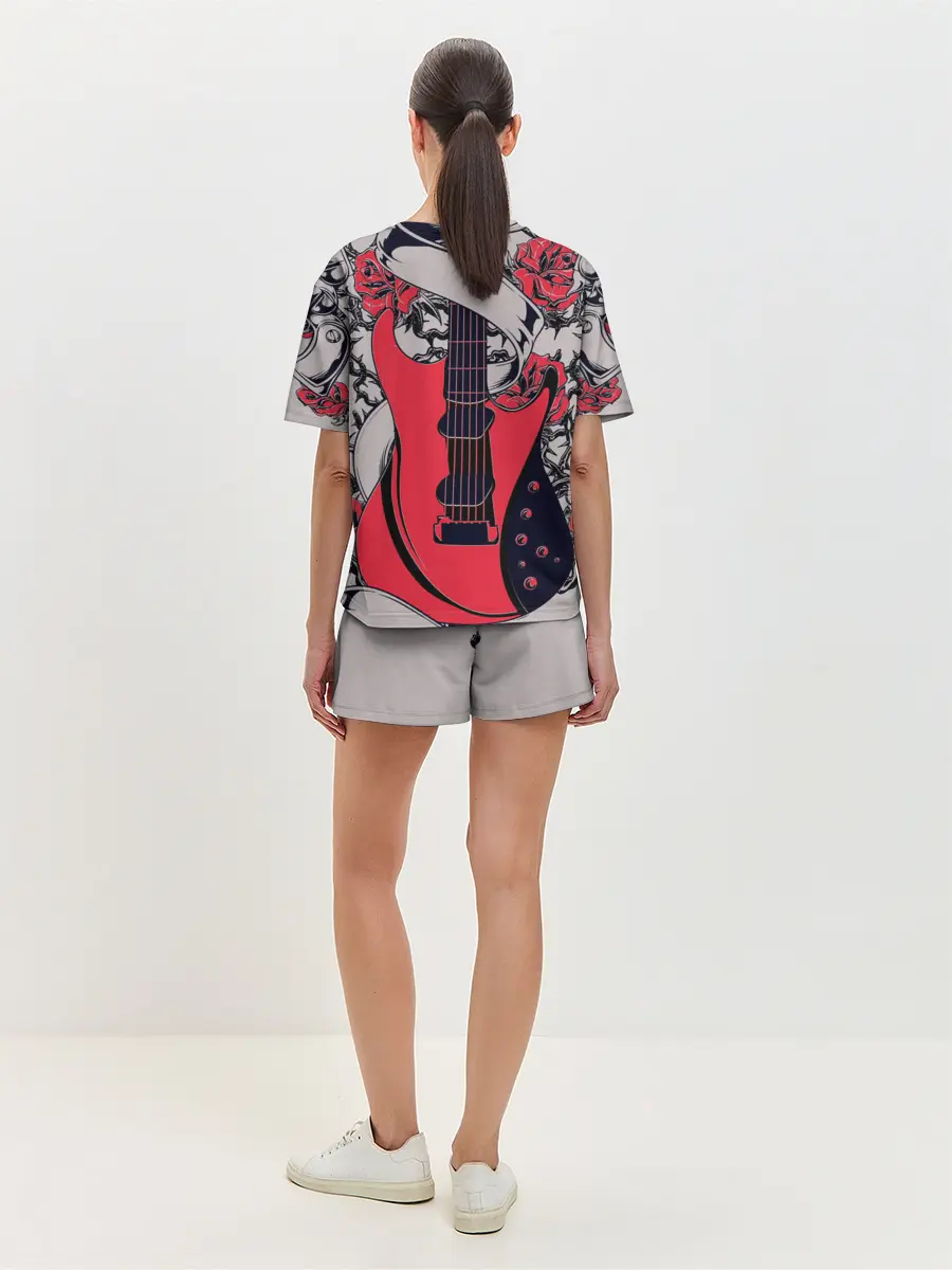 Женская пижама с шортами / Metallica