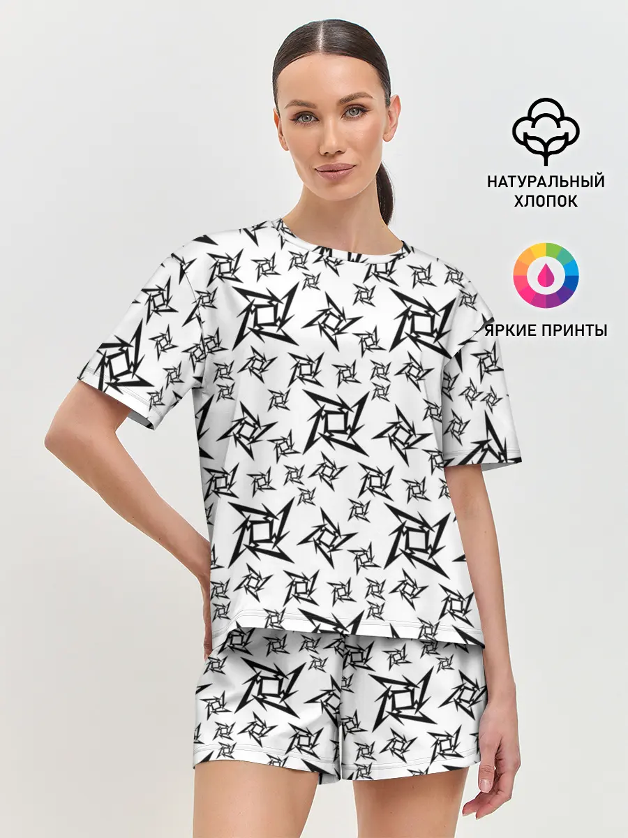 Женская пижама с шортами / METALLICA