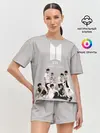 Женская пижама с шортами / BTS Take love