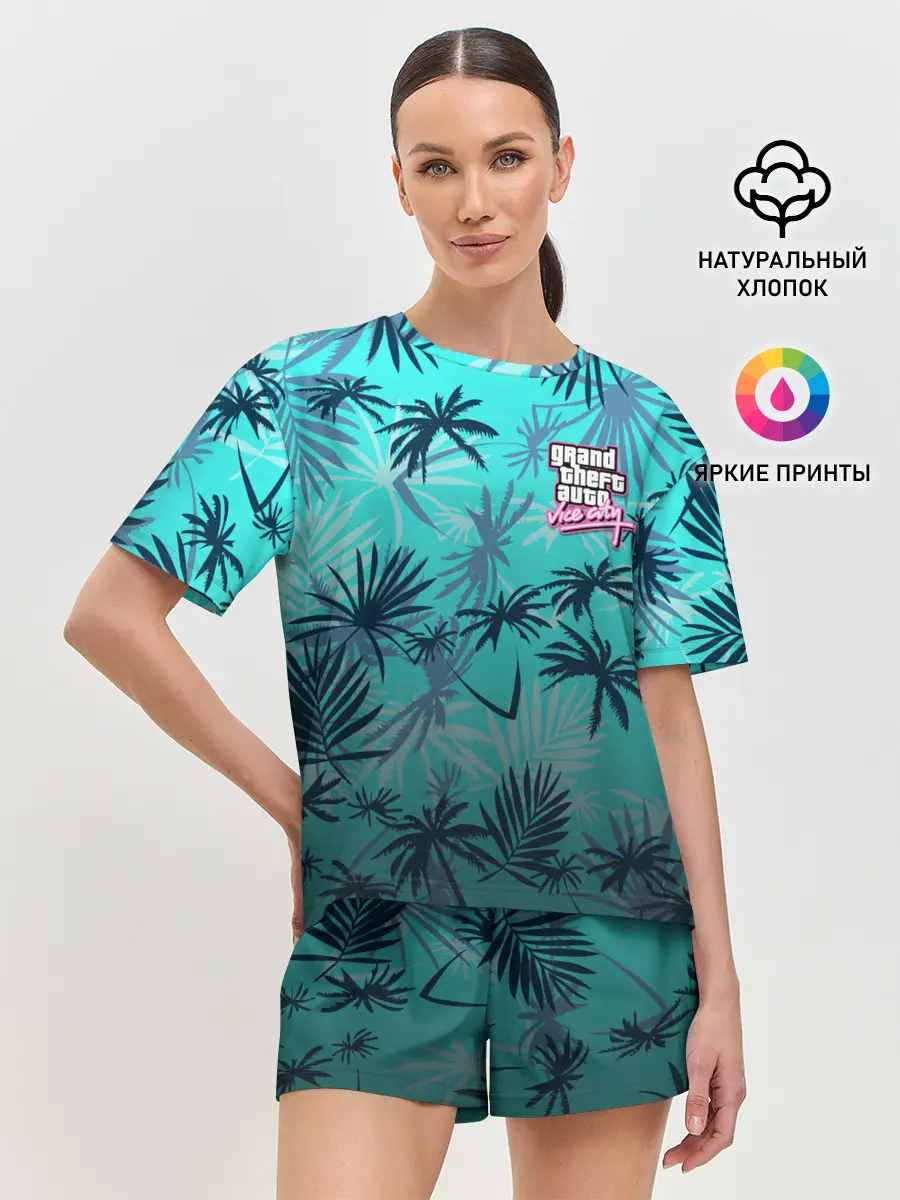 Женская пижама с шортами / GTA Style