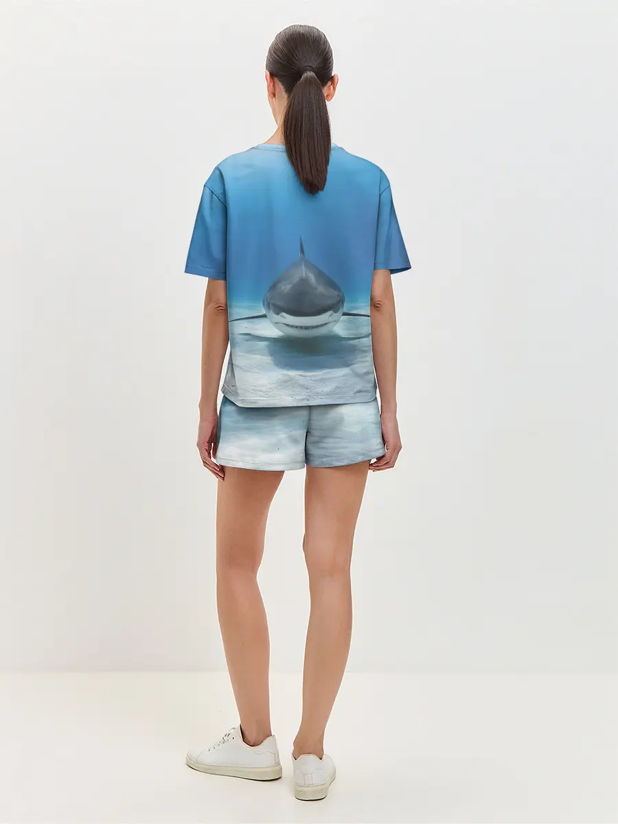 Женская пижама с шортами / Анфас