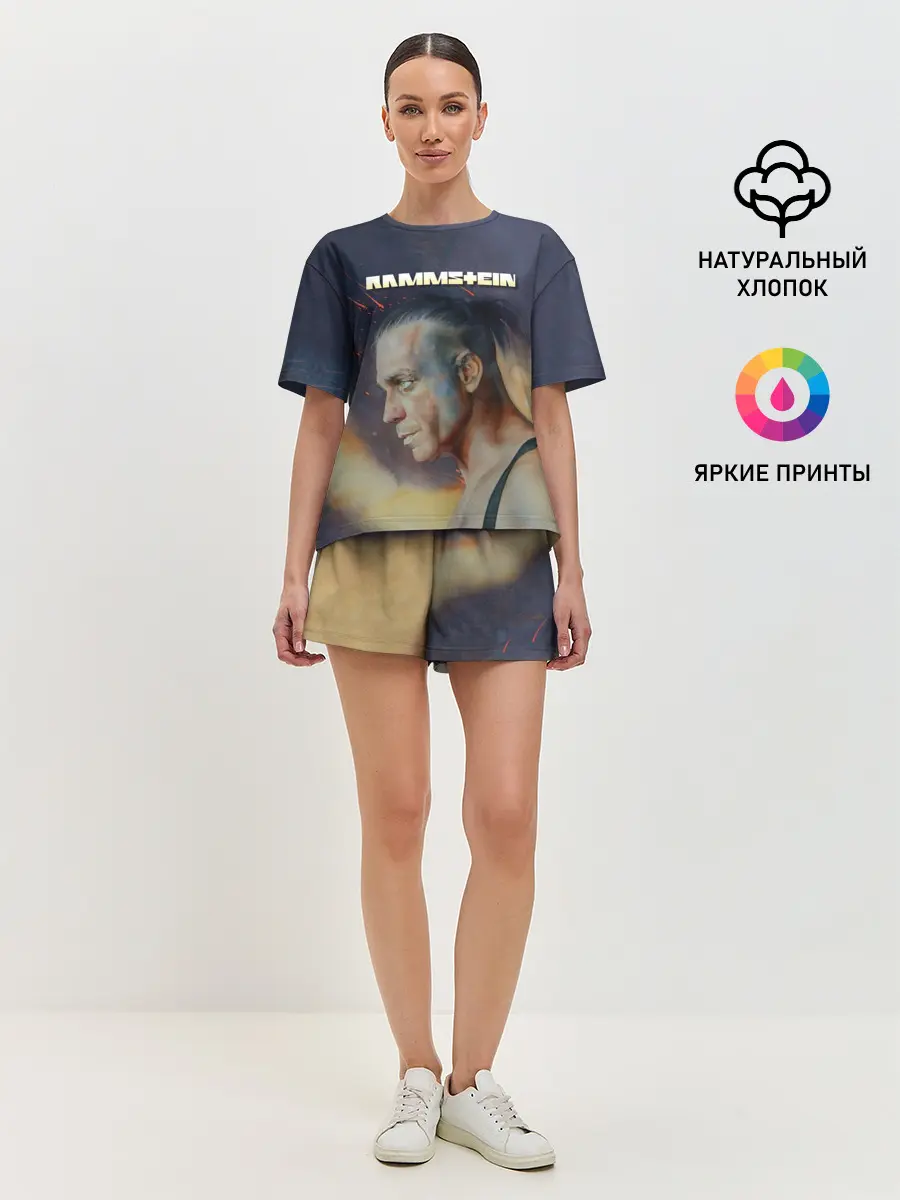Женская пижама с шортами / Rammstein