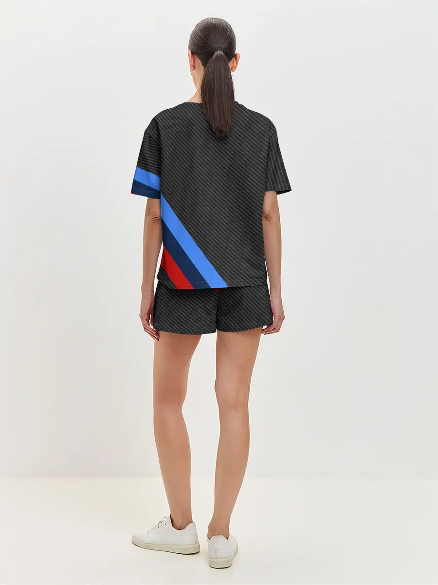 Женская пижама с шортами / BMW КАРБОН