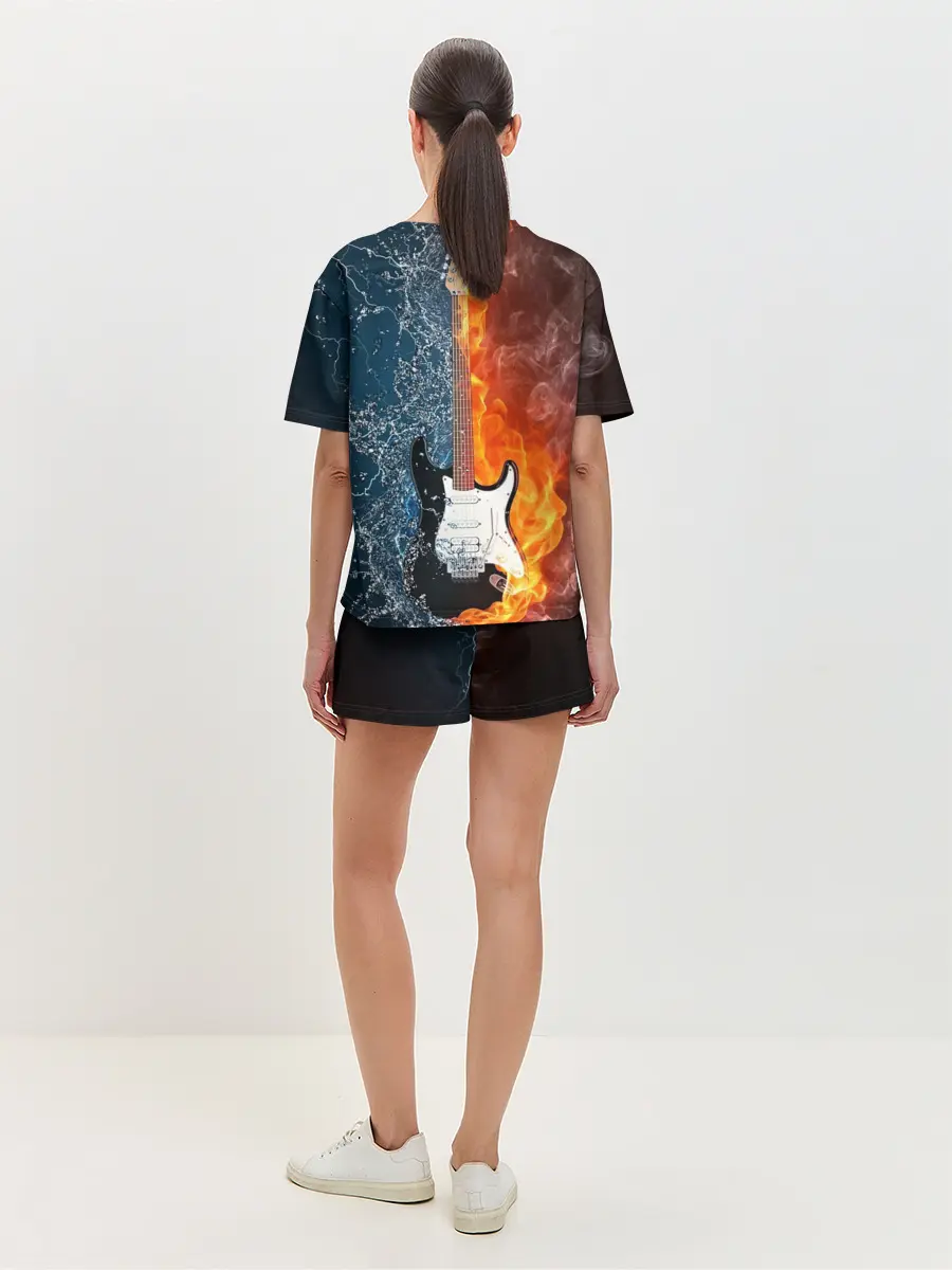 Женская пижама с шортами / Metallica