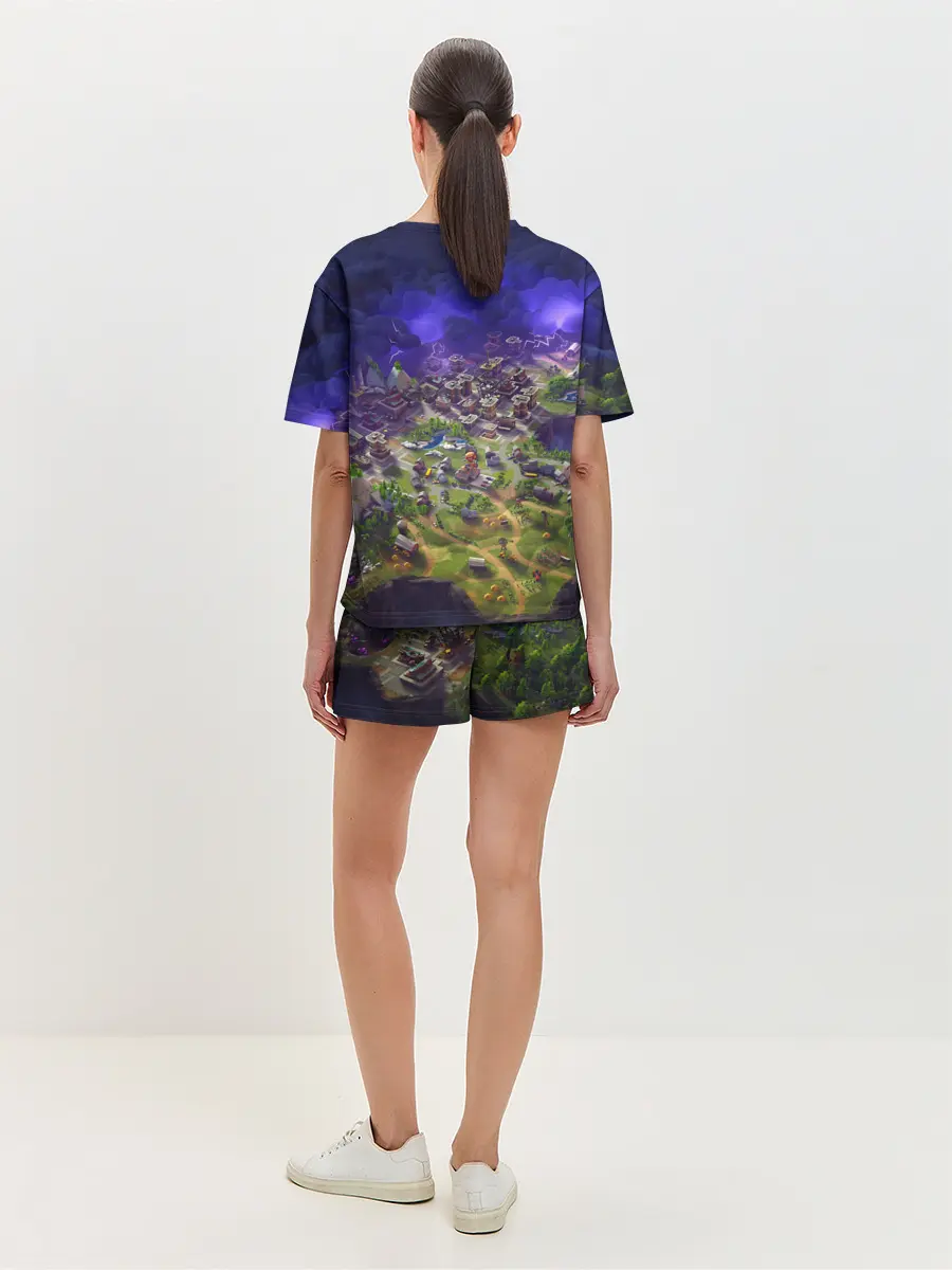 Женская пижама с шортами / Fortnite