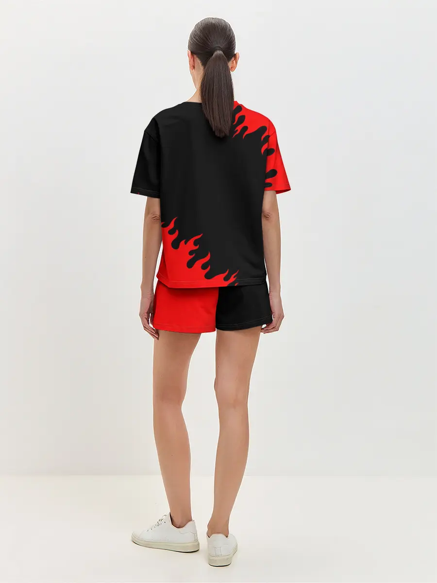 Женская пижама с шортами / RAMMSTEIN