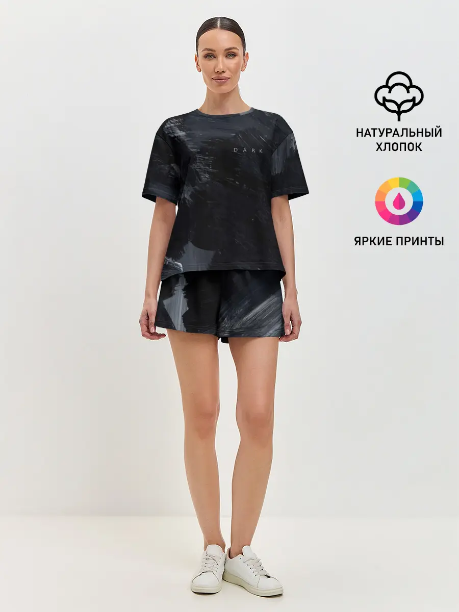 Женская пижама с шортами / DARK - No Future