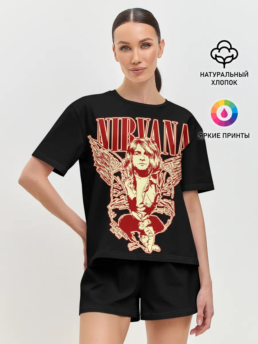 Женская пижама с шортами / Nirvana