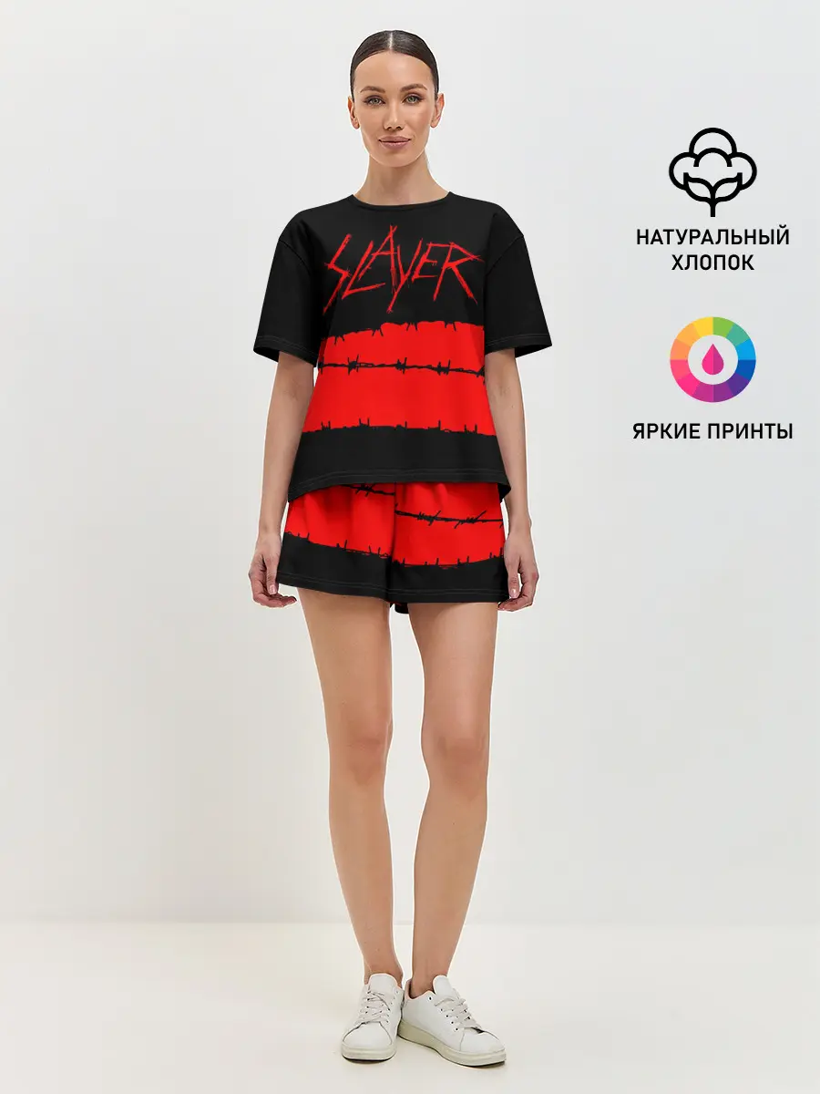 Женская пижама с шортами / SLAYER