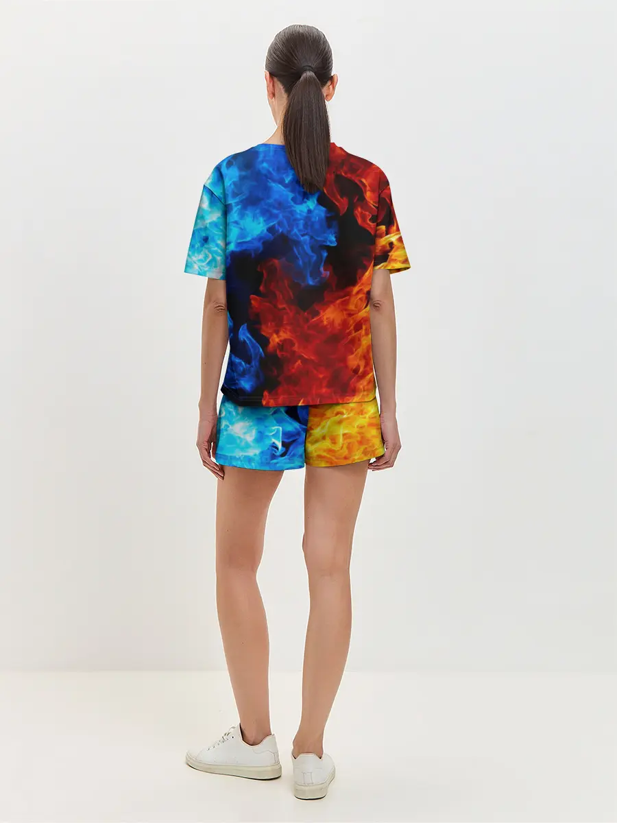 Женская пижама с шортами / РЮКЗАК MARSHMELLO