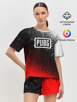 Женская пижама с шортами / PUBG