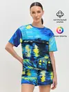 Женская пижама с шортами / ВАНГОГ НОЧЬ