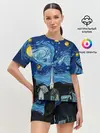 Женская пижама с шортами / ЗВЁЗДНАЯ НОЧЬ ВАНГОГ