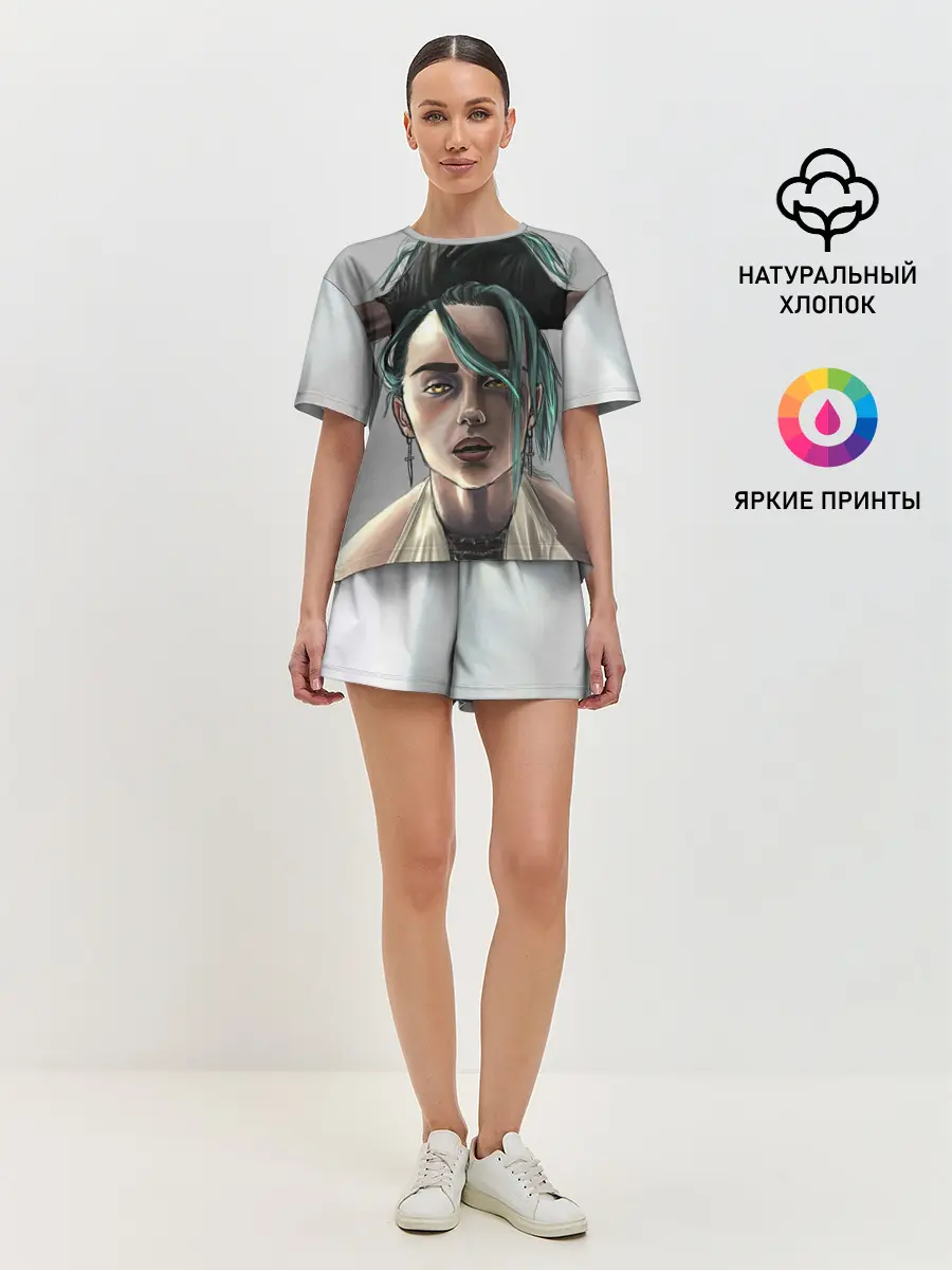 Женская пижама с шортами / Билли Айлиш