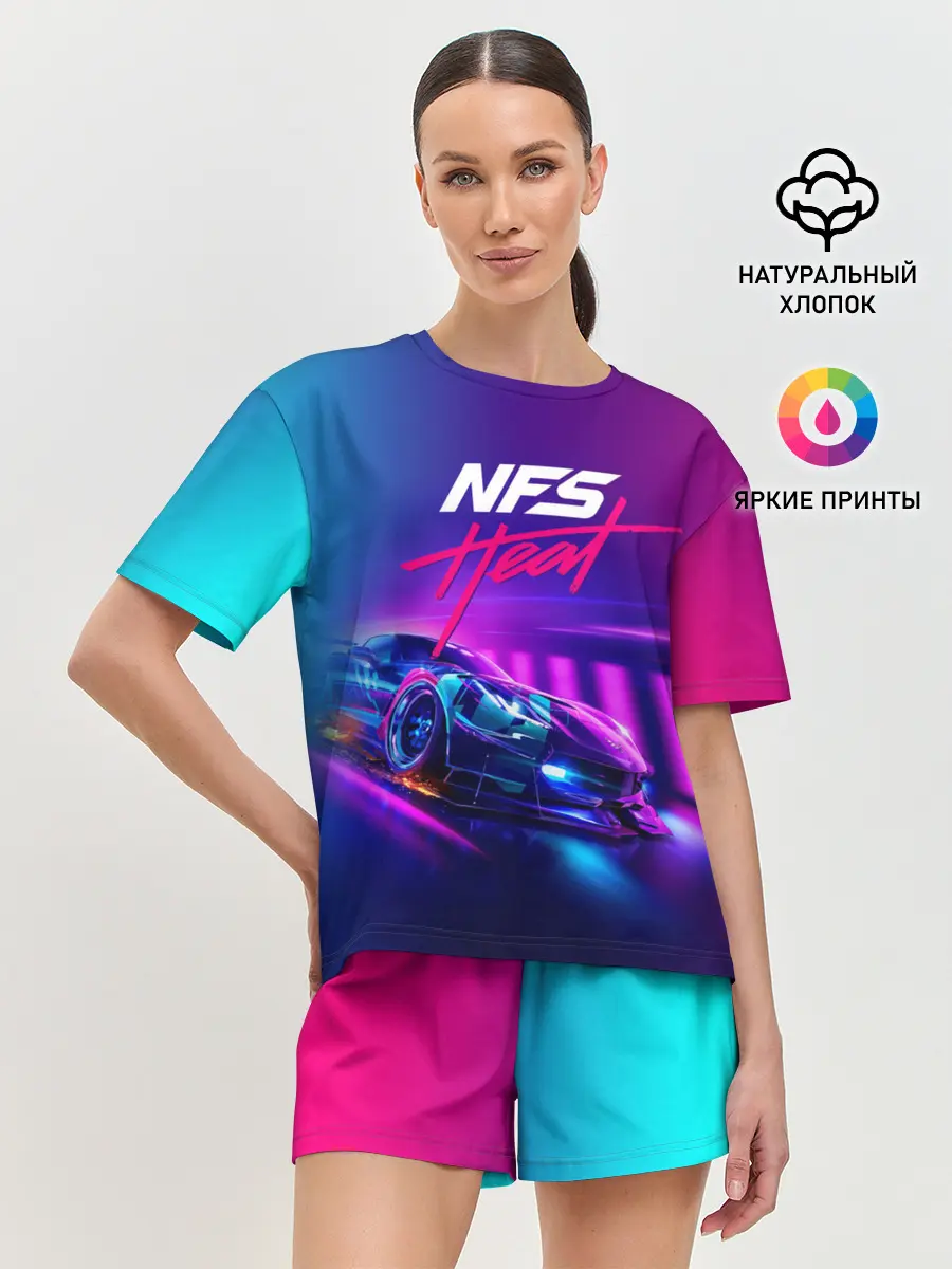 Женская пижама с шортами / NEED FOR SPEED - HEAT