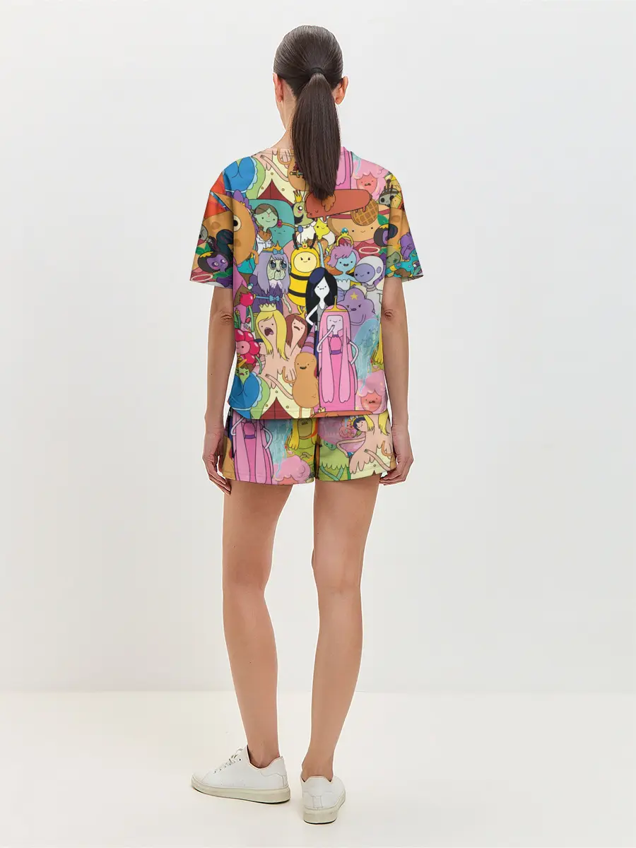 Женская пижама с шортами / Adventure time