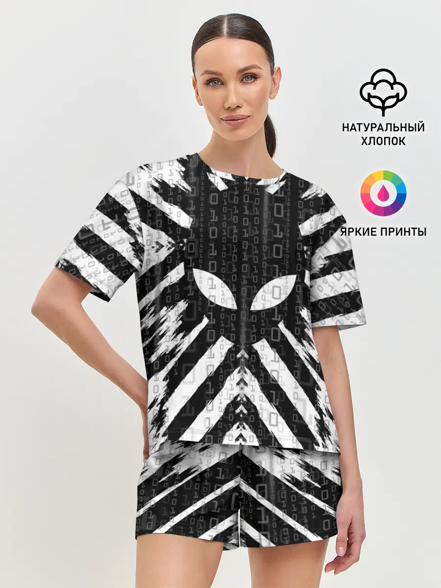 Женская пижама с шортами / Alien