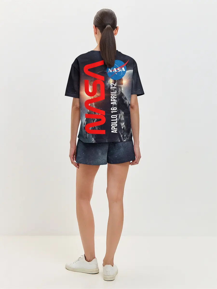 Женская пижама с шортами / Nasa Apollo 16