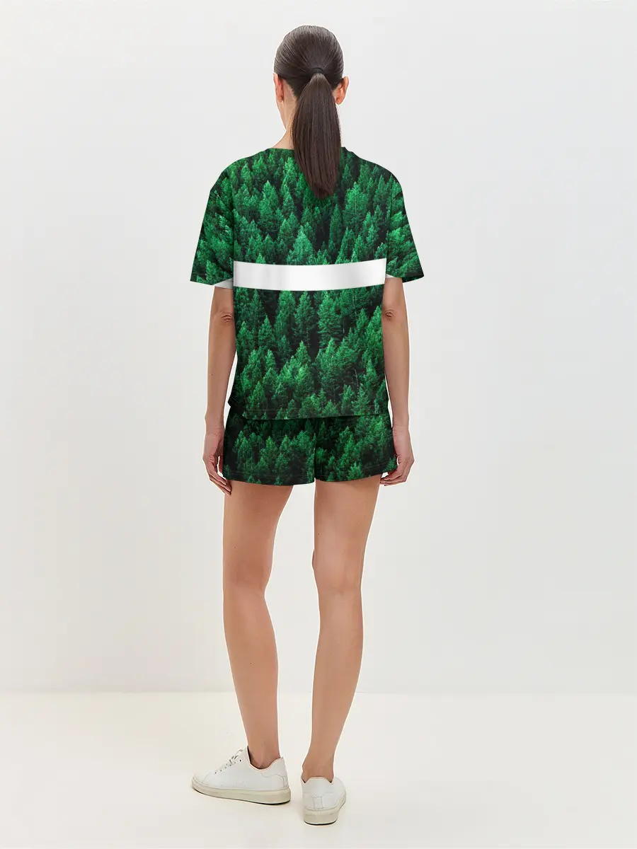 Женская пижама с шортами / Сибирь