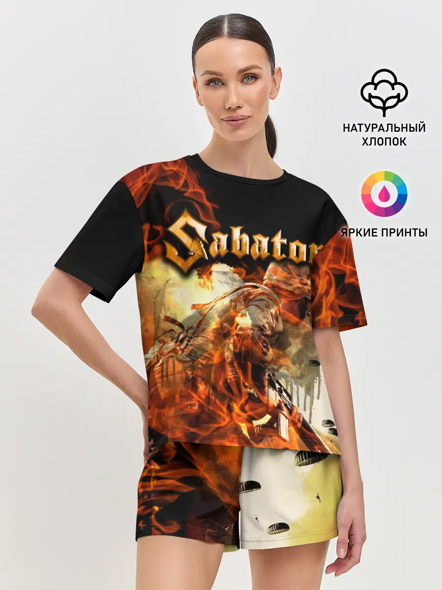 Женская пижама с шортами / Sabaton