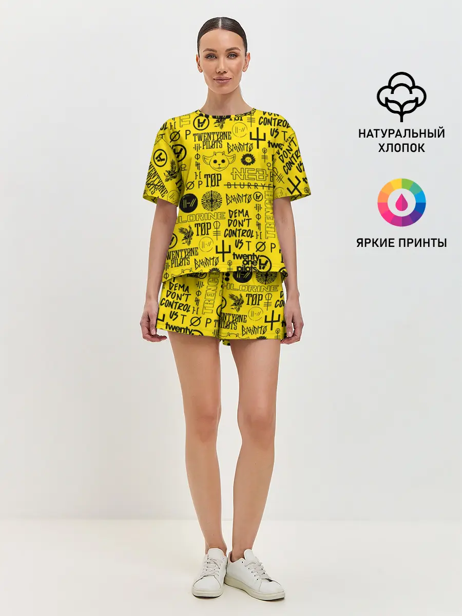 Женская пижама с шортами / TWENTY ONE PILOTS