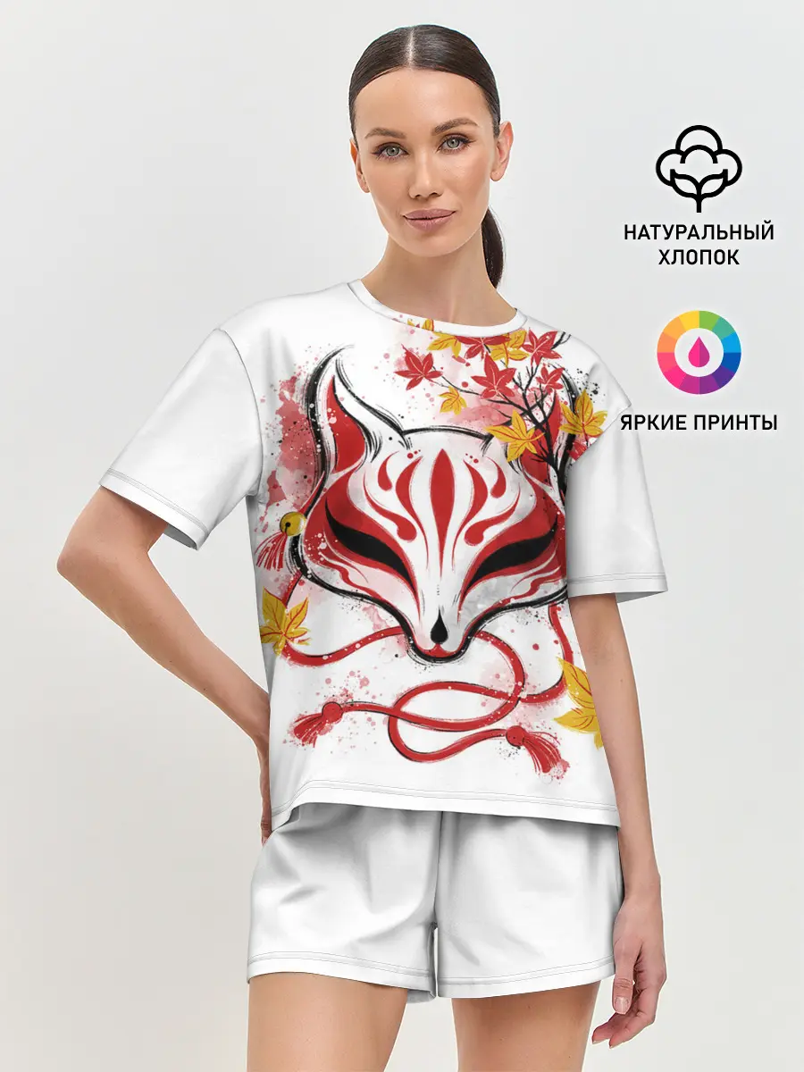 Женская пижама с шортами / Берсерк Синий Экзорцист