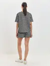 Женская пижама с шортами / Checkerboard Color