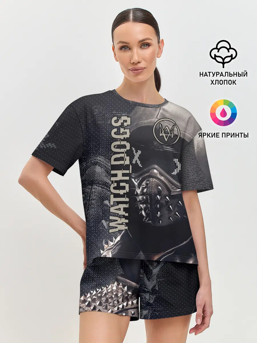 Женская пижама с шортами / WATCH DOGS