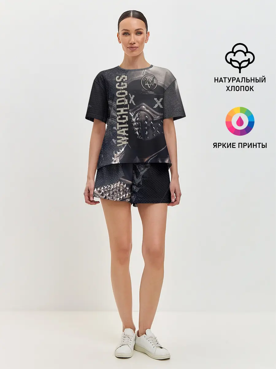 Женская пижама с шортами / WATCH DOGS