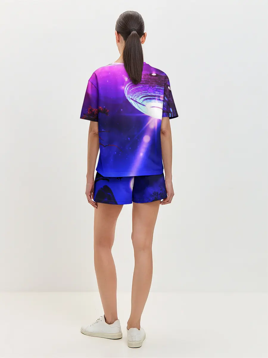 Женская пижама с шортами / НЛО