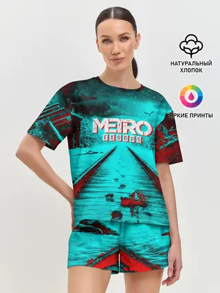 Женская пижама с шортами / METRO EXODUS