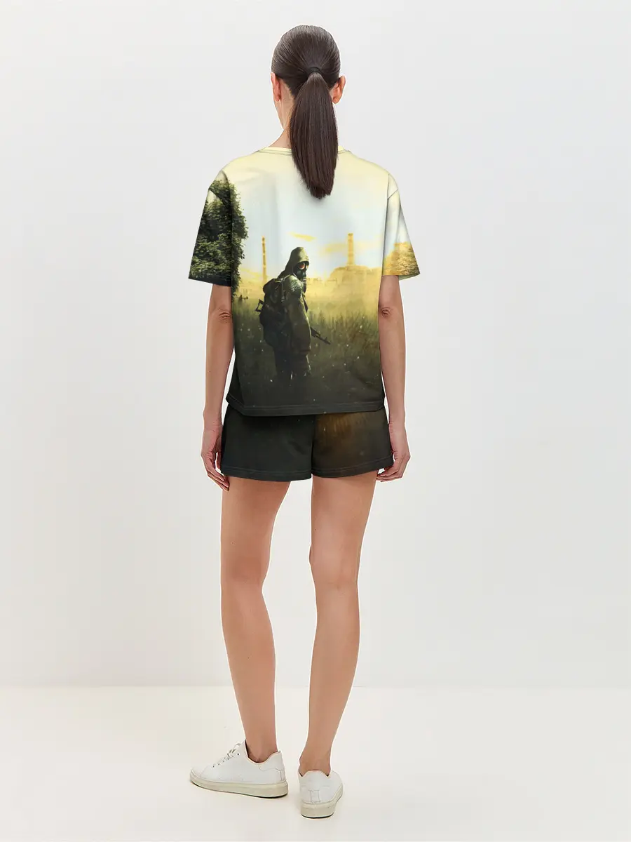 Женская пижама с шортами / STALKER