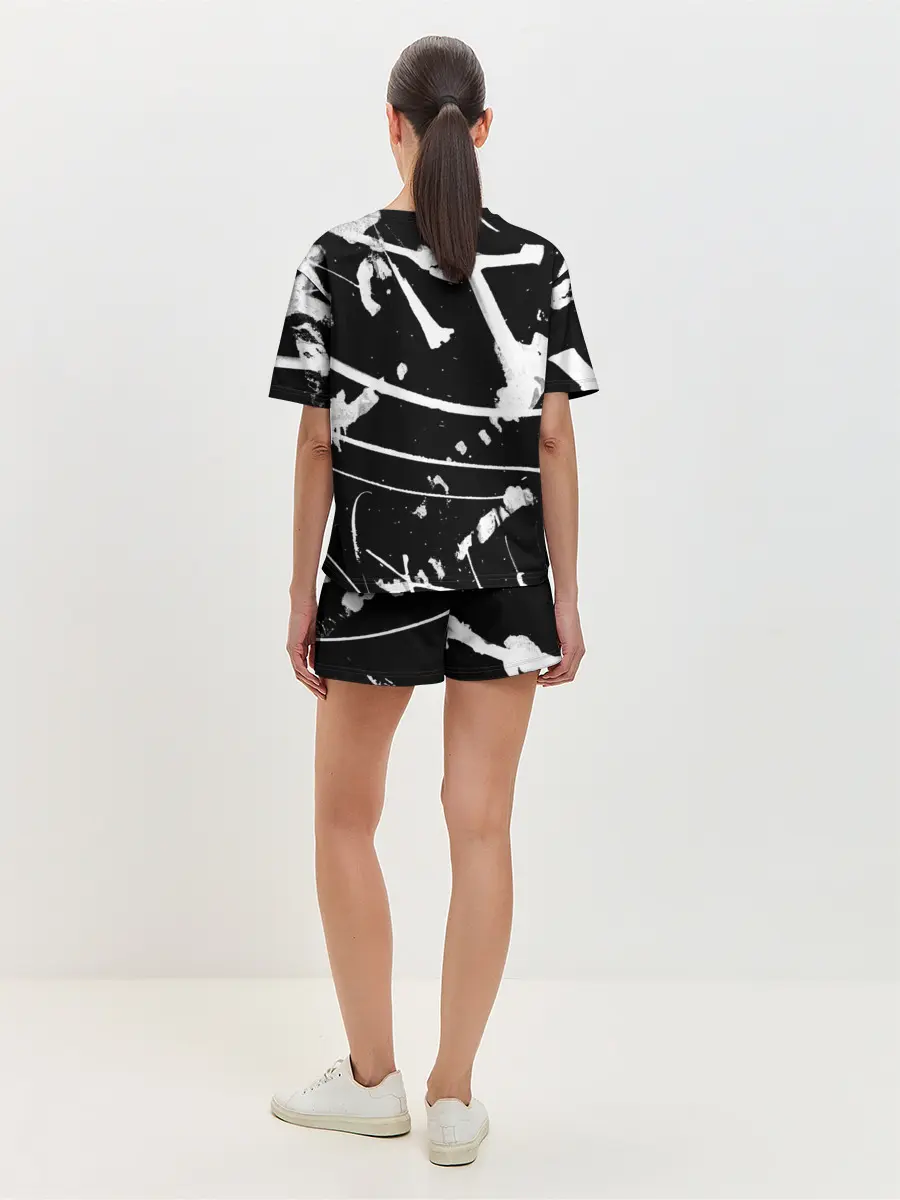 Женская пижама с шортами / KIZARU - HAUNTED FAMILY