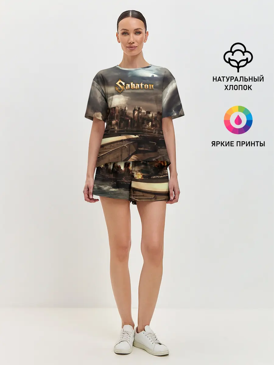 Женская пижама с шортами / Sabaton