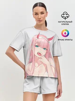 Женская пижама с шортами / Senpai 02