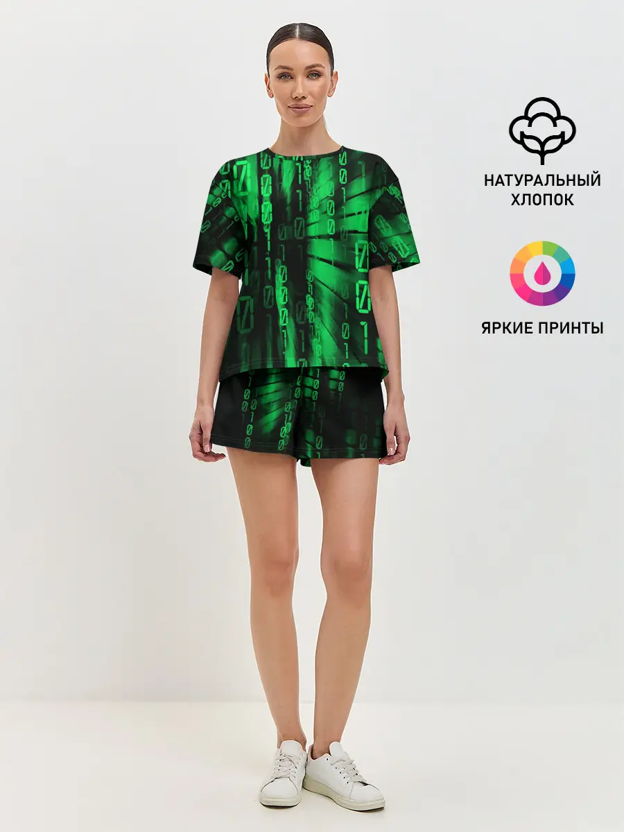 Женская пижама с шортами / МАТРИЦА
