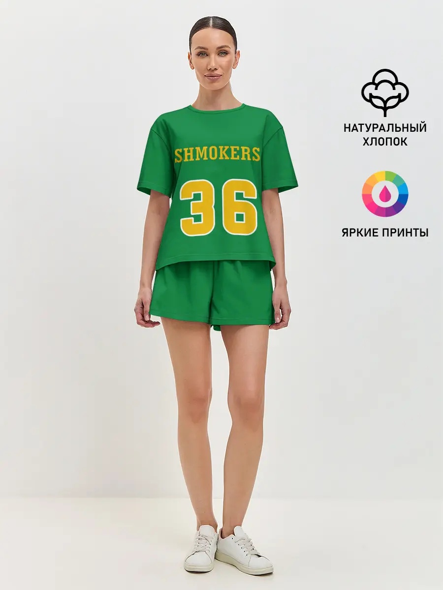 Женская пижама с шортами / 3x3 Gruppa Skryptonite